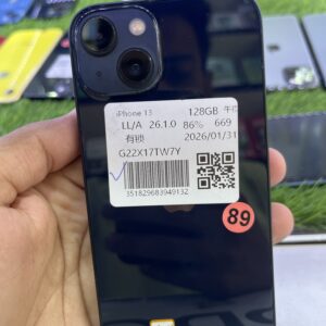 iphone 13 mdm 128gb 86% battery health